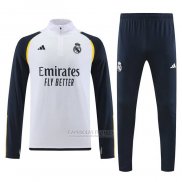 Sueter de Treinamento Real Madrid 2023-2024 Branco