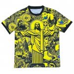 Tailandia Camisola Brasil Jesus 2024-2025 Amarelo