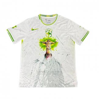 Tailandia Camisola Brasil Jesus 2025 Branco