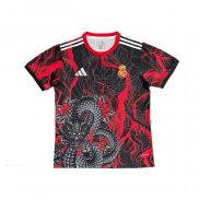 Tailandia Camisola Real Madrid Dragon 2025-2026 Vermelho Preto