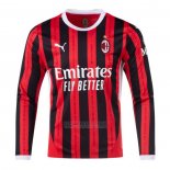 Camisola AC Milao 1º Manga Comprida 2024-2025