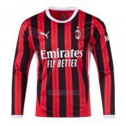Camisola AC Milao 1º Manga Comprida 2024-2025