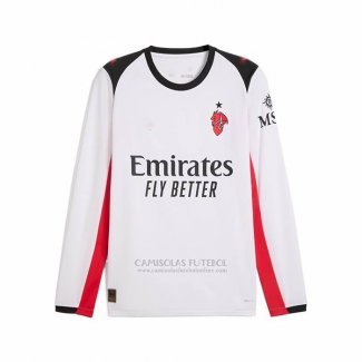 Camisola AC Milao 2º Manga Comprida 2025-2026
