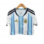 Camisola Argentina 1º Mulher Cropped 2026