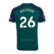 Camisola Arsenal Jogador Balogun 3º 2023-2024