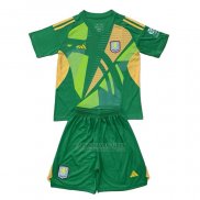 Camisola Aston Villa Goleiro 1º Crianca 2024-2025