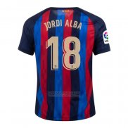 Camisola Barcelona Jogador Jordi Alba 1º 2022-2023