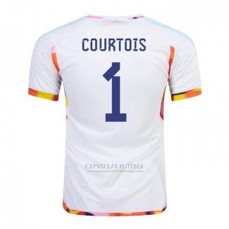 Camisola Belgica Jogador Courtois 2º 2022