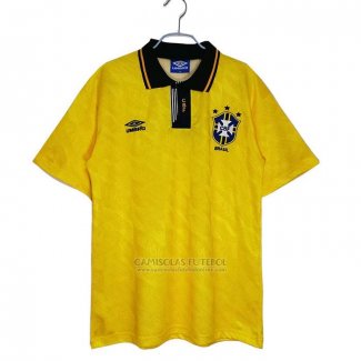 Camisola Brasil 1º Retro 91-93