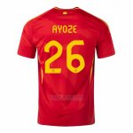 Camisola Espanha Jogador Ayoze 1º 2024