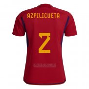 Camisola Espanha Jogador Azpilicueta 1º 2022