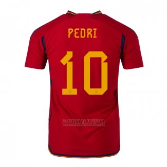 Camisola Espanha Jogador Pedri 1º 2022