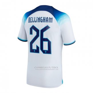 Camisola Inglaterra Jogador Bellingham 1º 2022