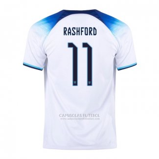 Camisola Inglaterra Jogador Rashford 1º 2022