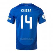 Camisola Italia Jogador Chiesa 1º 2024-2025