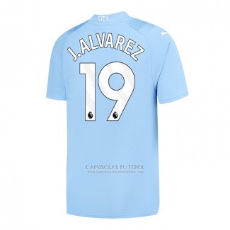 Camisola Manchester City Jogador J.alvarez 1º 2023-2024