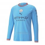 Camisola Manchester City 1º Manga Comprida 2022-2023