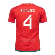 Camisola Pais de Gales Jogador B.davies 1º 2022