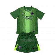 Camisola Paris Saint-Germain Goleiro Crianca 2025-2026 Verde