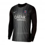 Camisola Paris Saint-Germain Goleiro 1º Manga Comprida 2025-2026 Preto