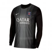 Camisola Paris Saint-Germain Goleiro 1º Manga Comprida 2025-2026 Preto