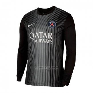 Camisola Paris Saint-Germain Goleiro 1º Manga Comprida 2025-2026 Preto