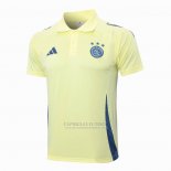 Camisola Polo del Ajax 2024-2025 Amarelo
