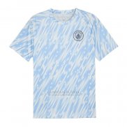Camisola Pre Match del Manchester City 2025-2026 Azul