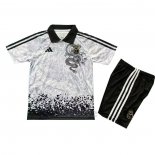 Camisola Real Madrid Dragon Crianca 2025-2026 Cinza