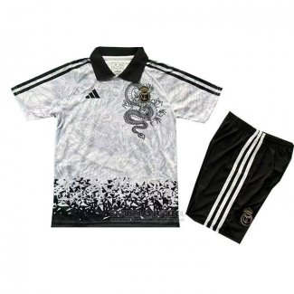 Camisola Real Madrid Dragon Crianca 2025-2026 Cinza