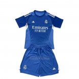 Camisola Real Madrid Goleiro Crianca 2025-2026 Azul