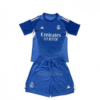 Camisola Real Madrid Goleiro Crianca 2025-2026 Azul