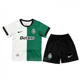 Camisola Sporting Special Crianca 2025-2026 Branco Verde