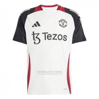 Camisola de Treinamento Manchester United 2024-2025 Branco