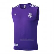 Camisola de Treinamento Real Madrid Sem Mangas 2025-2026 Purpura