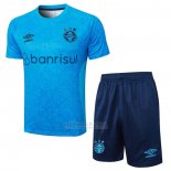 Fato de Treino Gremio Manga Curta 2024-2025 Azul - Calcas Curta