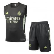 Fato de Treino Real Madrid Sin Mangas 2025-2026 Cinza Verde