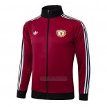 Jaqueta Manchester United 2024-2025 Vermelho Oscuro