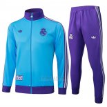 Jaqueta de Treinamento Real Madrid Crianca 2025-2026 Azul