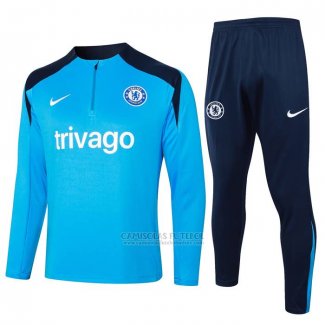 Sueter de Treinamento Chelsea 2024-2025 Azul