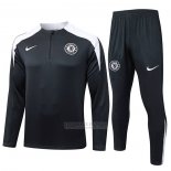 Sueter de Treinamento Chelsea 2025-2026 Preto