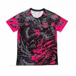 Tailandia Camisola Barcelona Dragon 2025-2026 Preto Vermelho