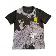 Tailandia Camisola Brasil Jesus 2025-2026 Preto Cinza