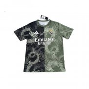 Tailandia Camisola Real Madrid Dragon 2025-2026 Preto Cinza
