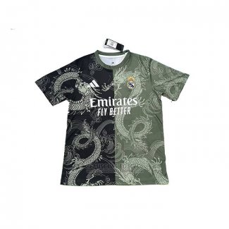 Tailandia Camisola Real Madrid Dragon 2025-2026 Preto Cinza