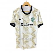Tailandia Camisola Sporting Special 2025-2026 Branco Amarelo