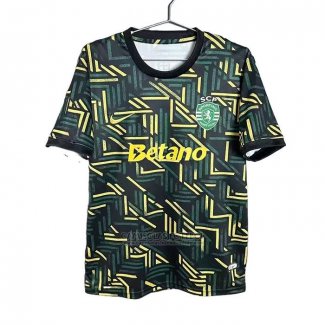 Tailandia Camisola Sporting Special 2025-2026 Verde Amarelo