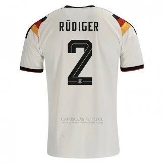 Camisola Alemanha Jogador Antonio Rudiger 1º 2026