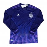 Camisola Argentina 2º Manga Comprida 2022