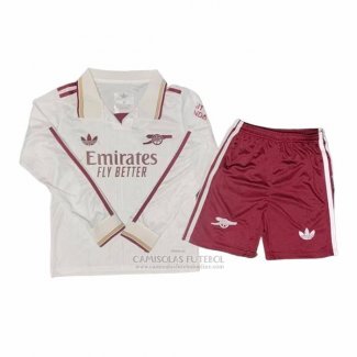 Camisola Arsenal 3º Manga Comprida Crianca 2025-2026